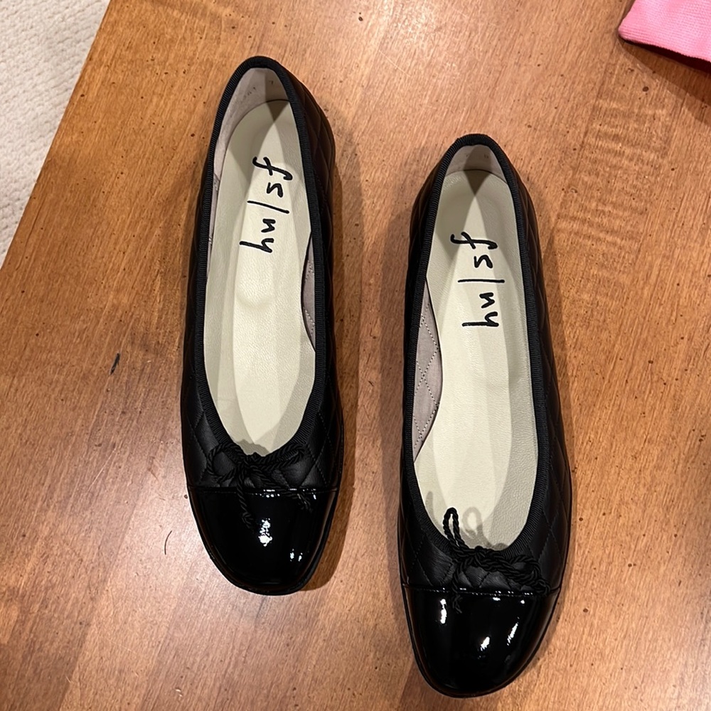 French Sole FS/NY Passport Ballet Flat - black